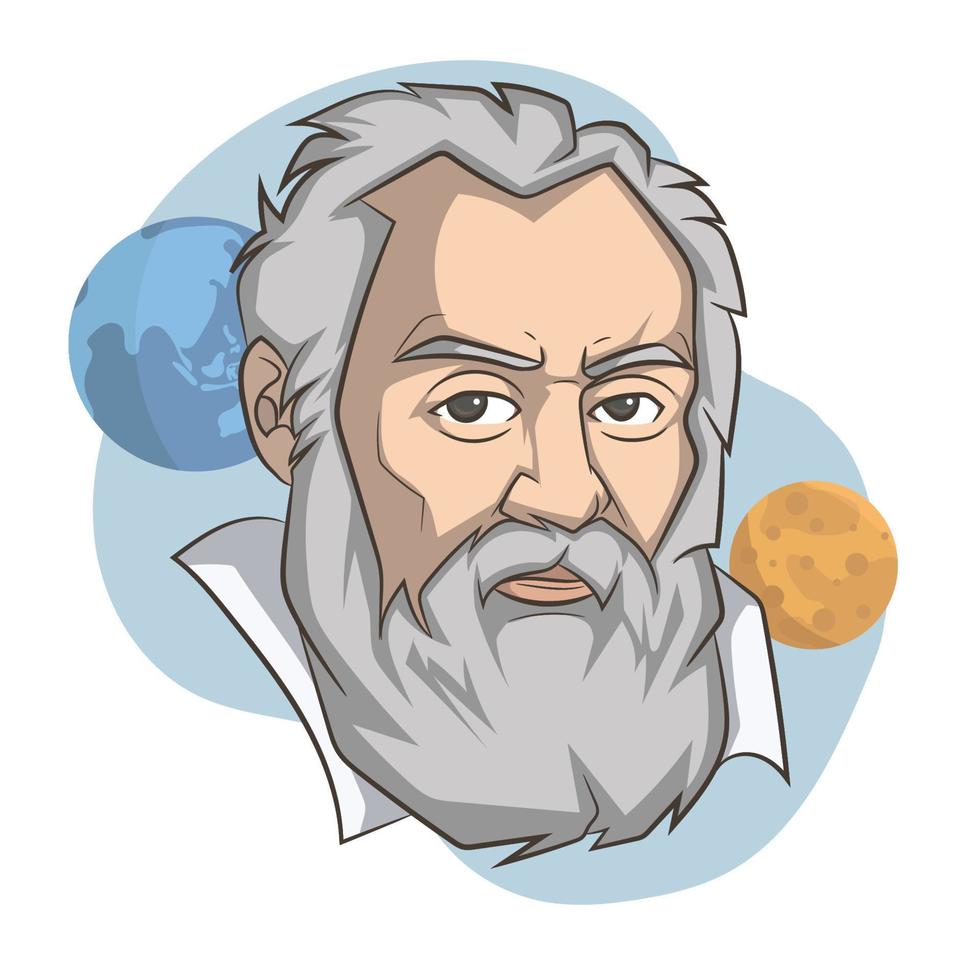 galileo galilei vector