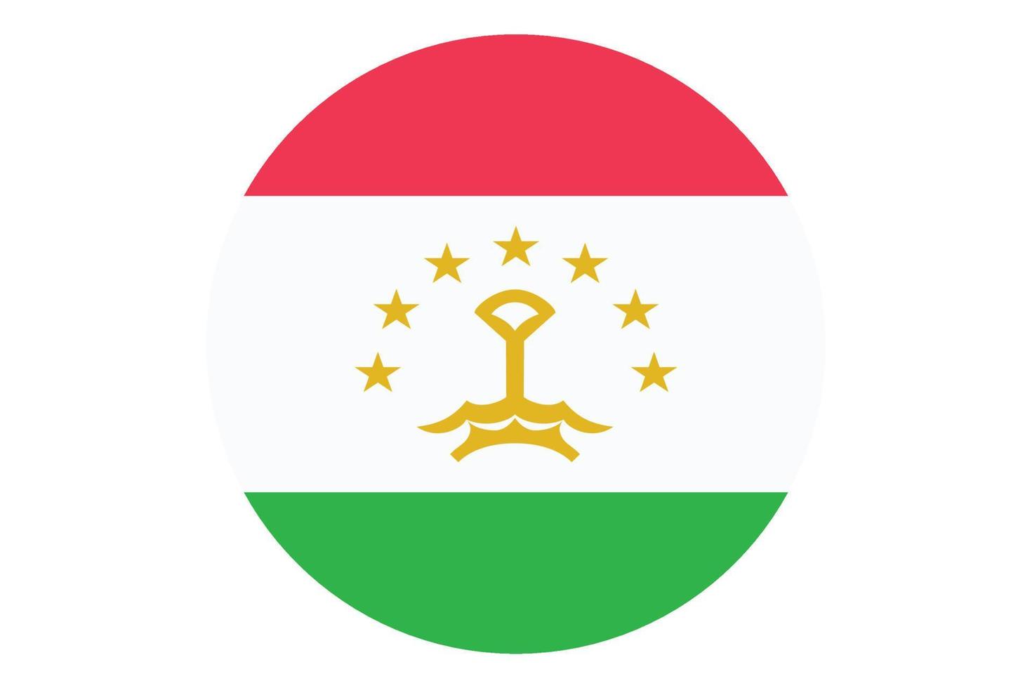 cirkel vlag vector van Tadzjikistan