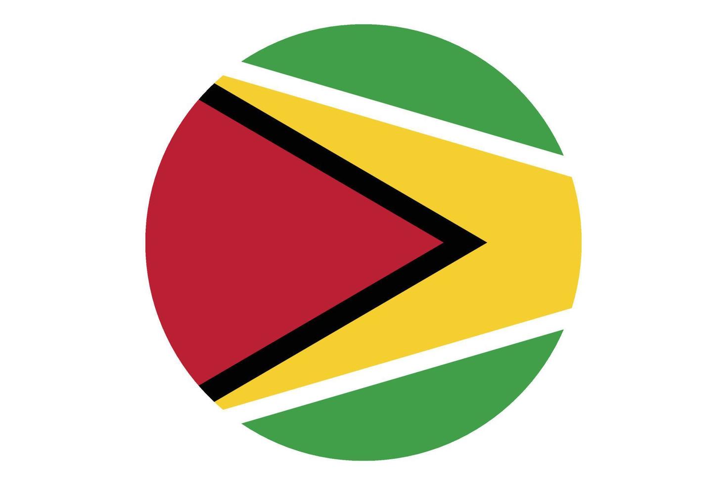 cirkel vlag vector van Guyana