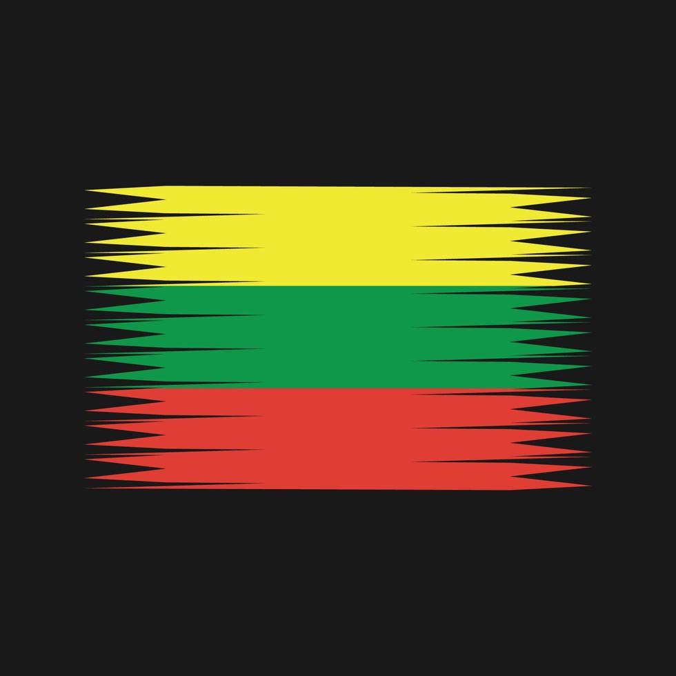 Litouwen vlag vector. nationale vlag vector