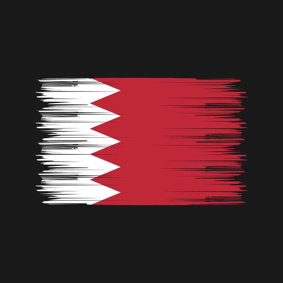 bahrein vlag borstel. nationale vlag vector