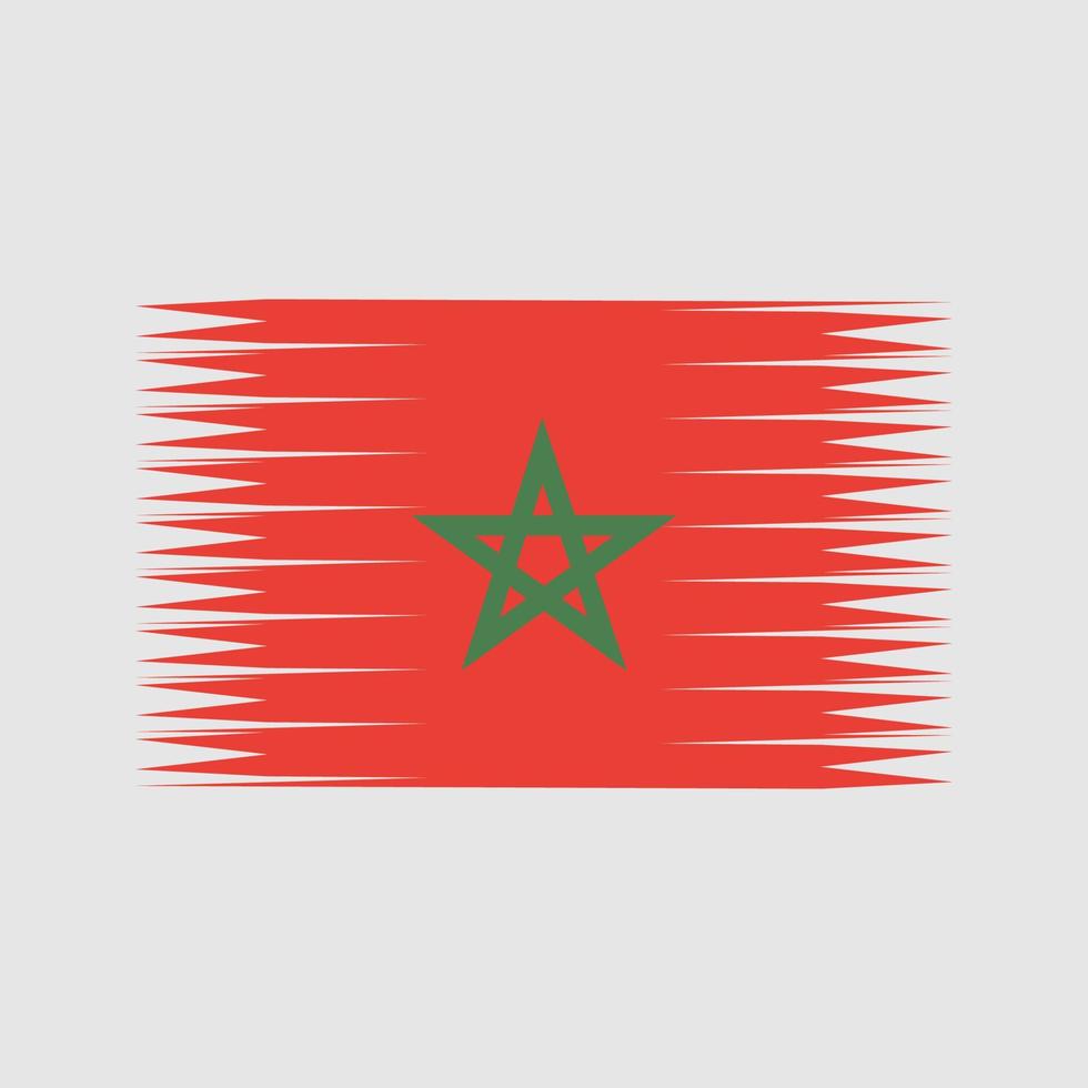 Marokko vlag vector. nationale vlag vector