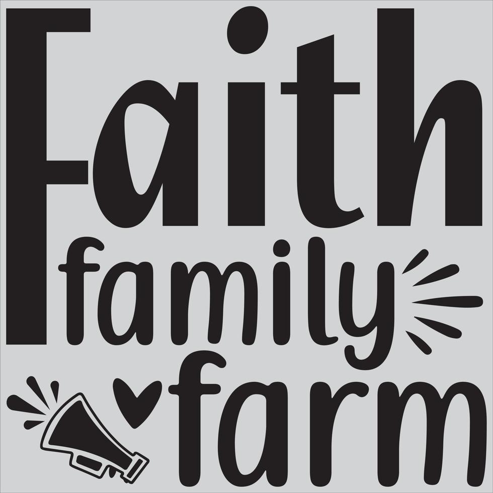 geloof familie boerderij vector