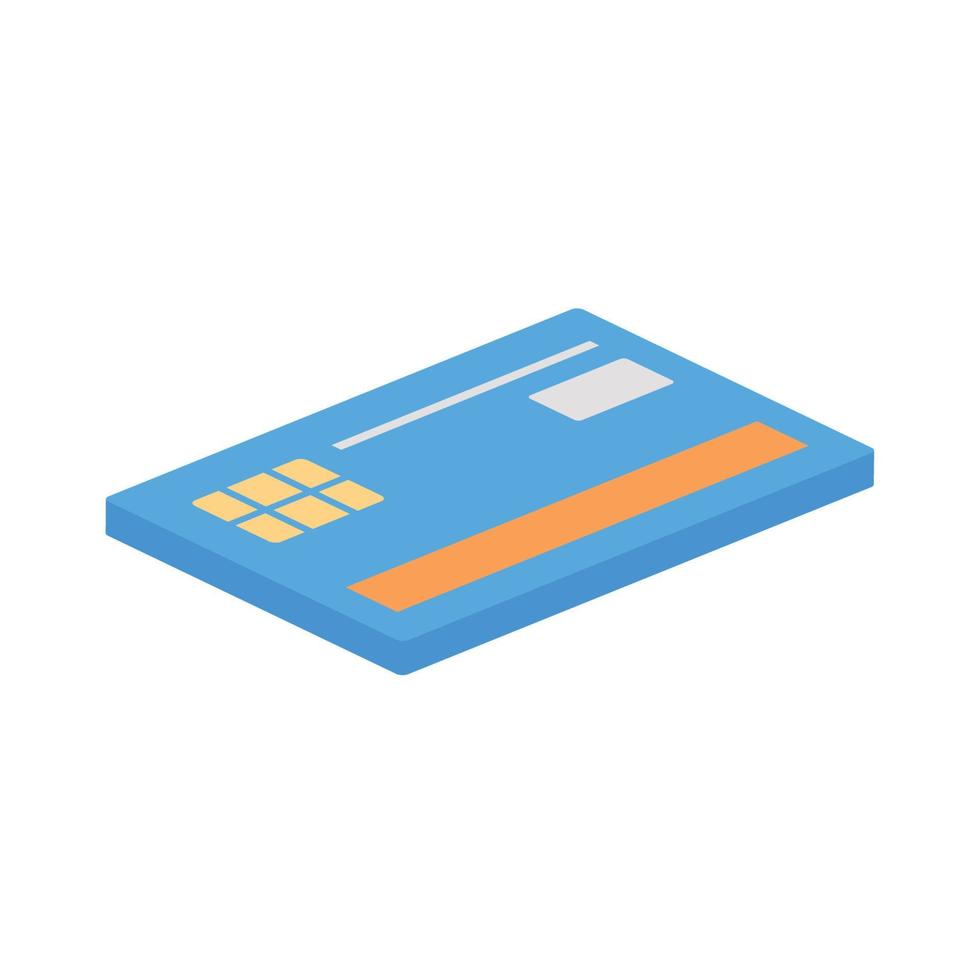 creditcard isometrisch vector