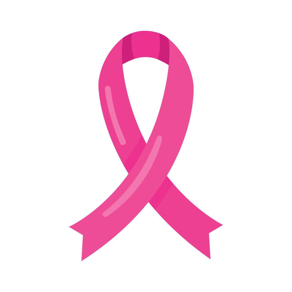 borstkanker bewustzijn lint vector