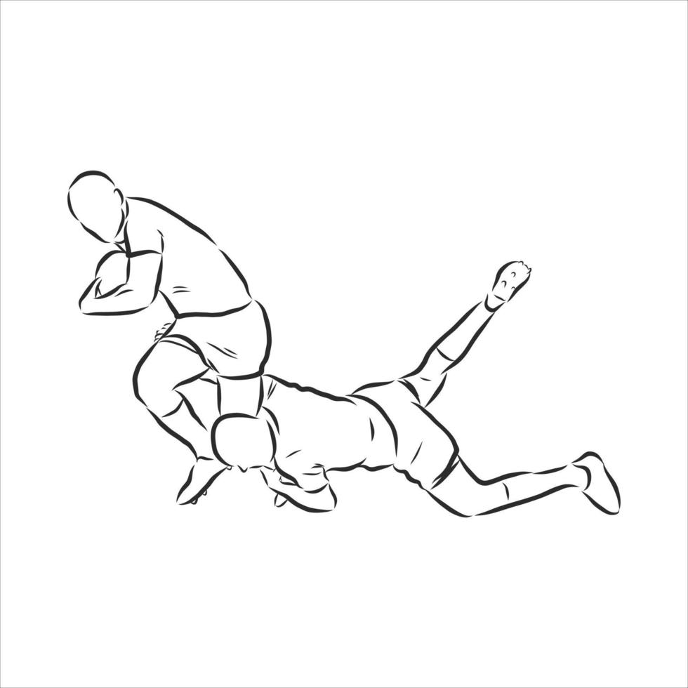 handbal vector schetsen