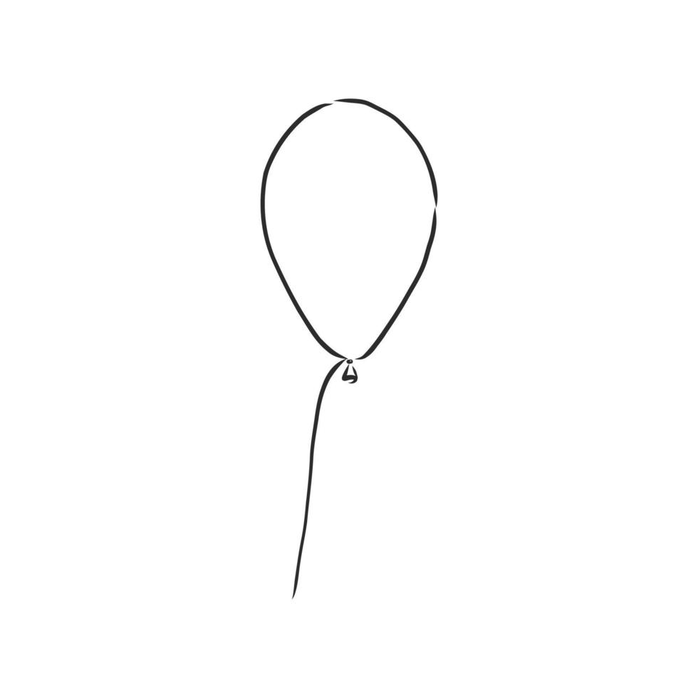 ballon vector schetsen