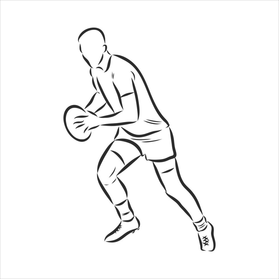 handbal vector schetsen