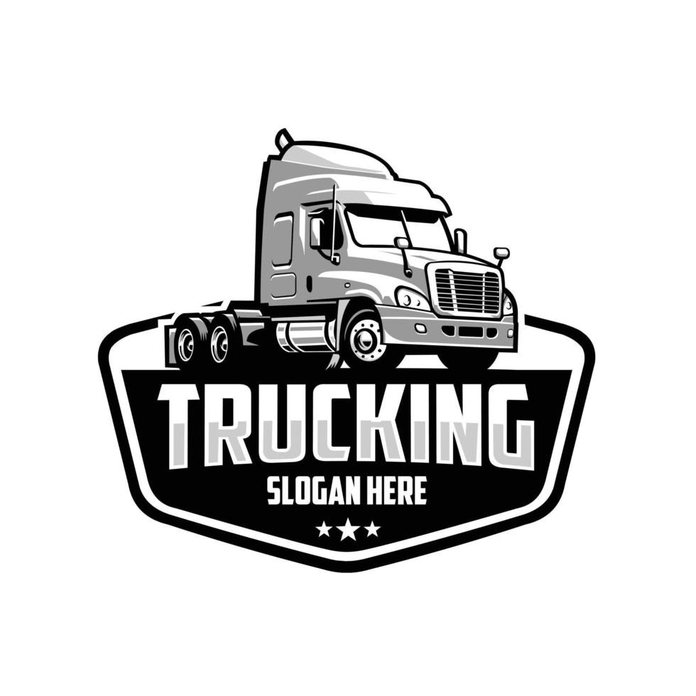 vrachtvervoer bedrijf logo. het beste voor vrachtvervoer en vracht verwant industrie vector