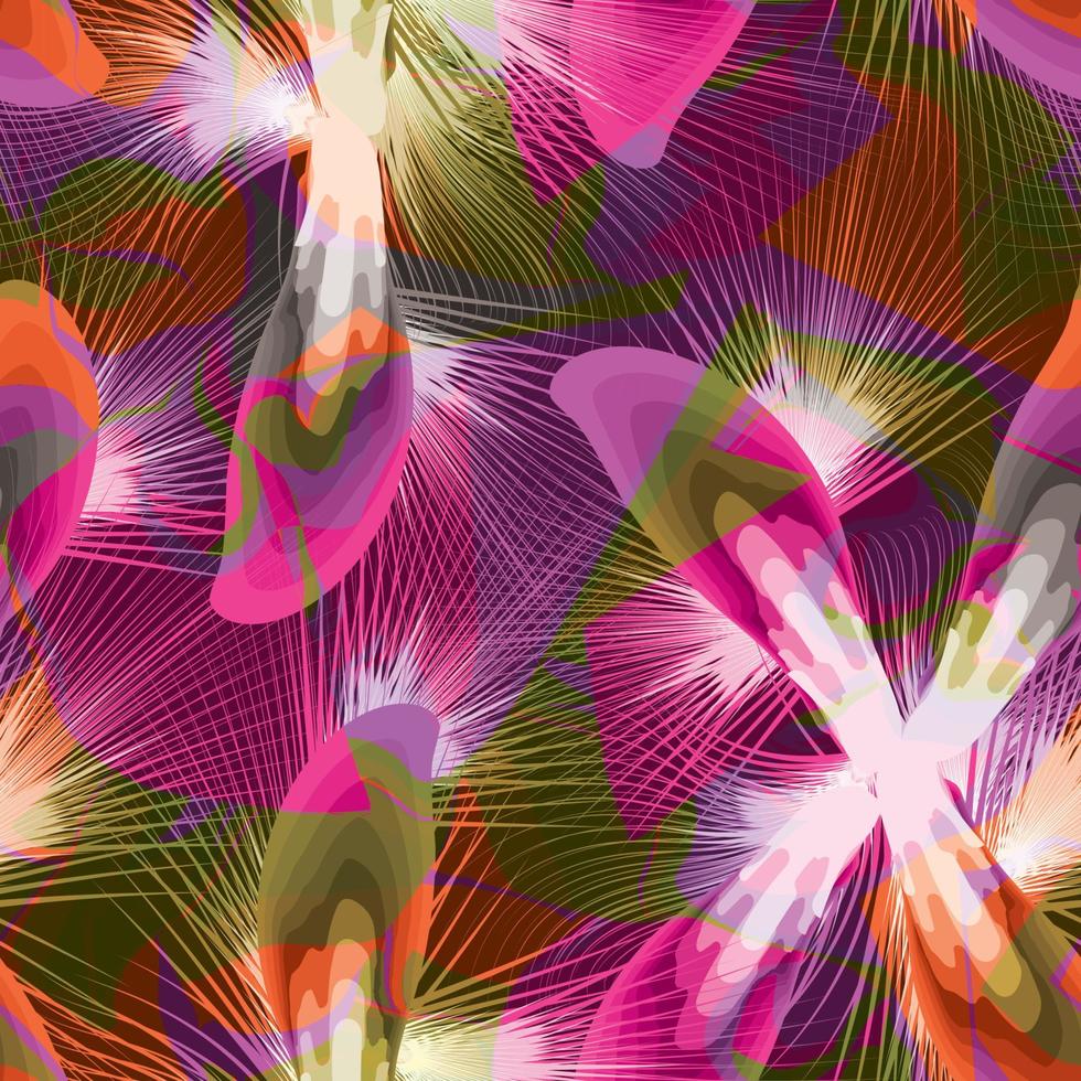 kleurrijk abstract achtergrond met veel vezel lijnen getextureerde naadloos patroon. abstract patroon behang. abstract naadloos achtergrond. prints textuur. prints textiel decoratief. natuur behang vector