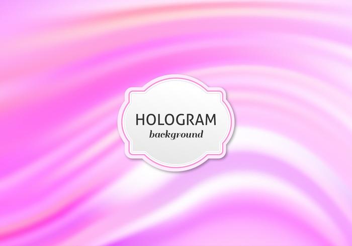 Gratis Vector Heldere Roze Hologram Achtergrond