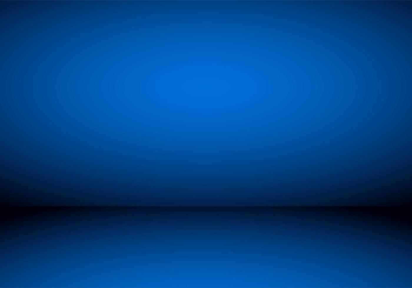 blauwe lege kamer studio achtergrond vector