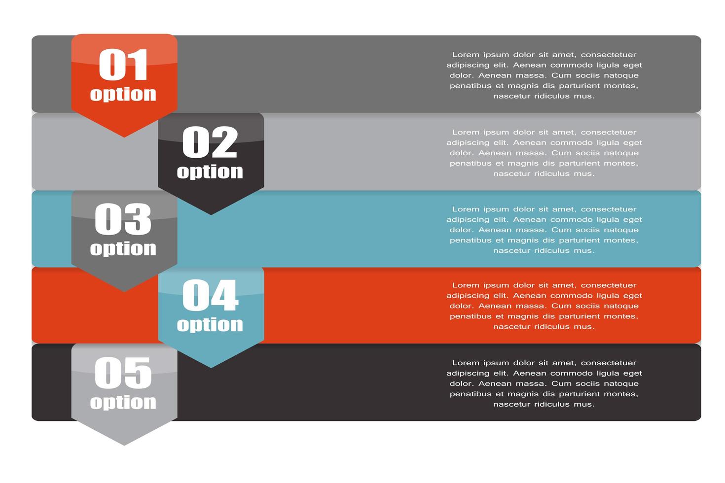 kleurrijke zakelijke infographics vector