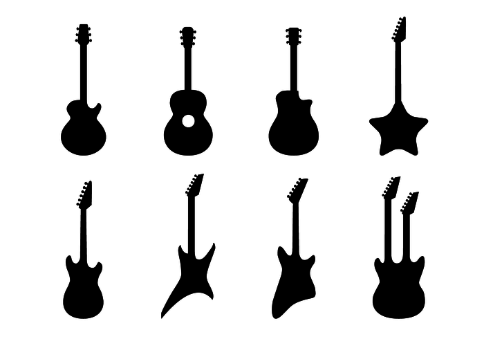 Gratis Gitaar Vector