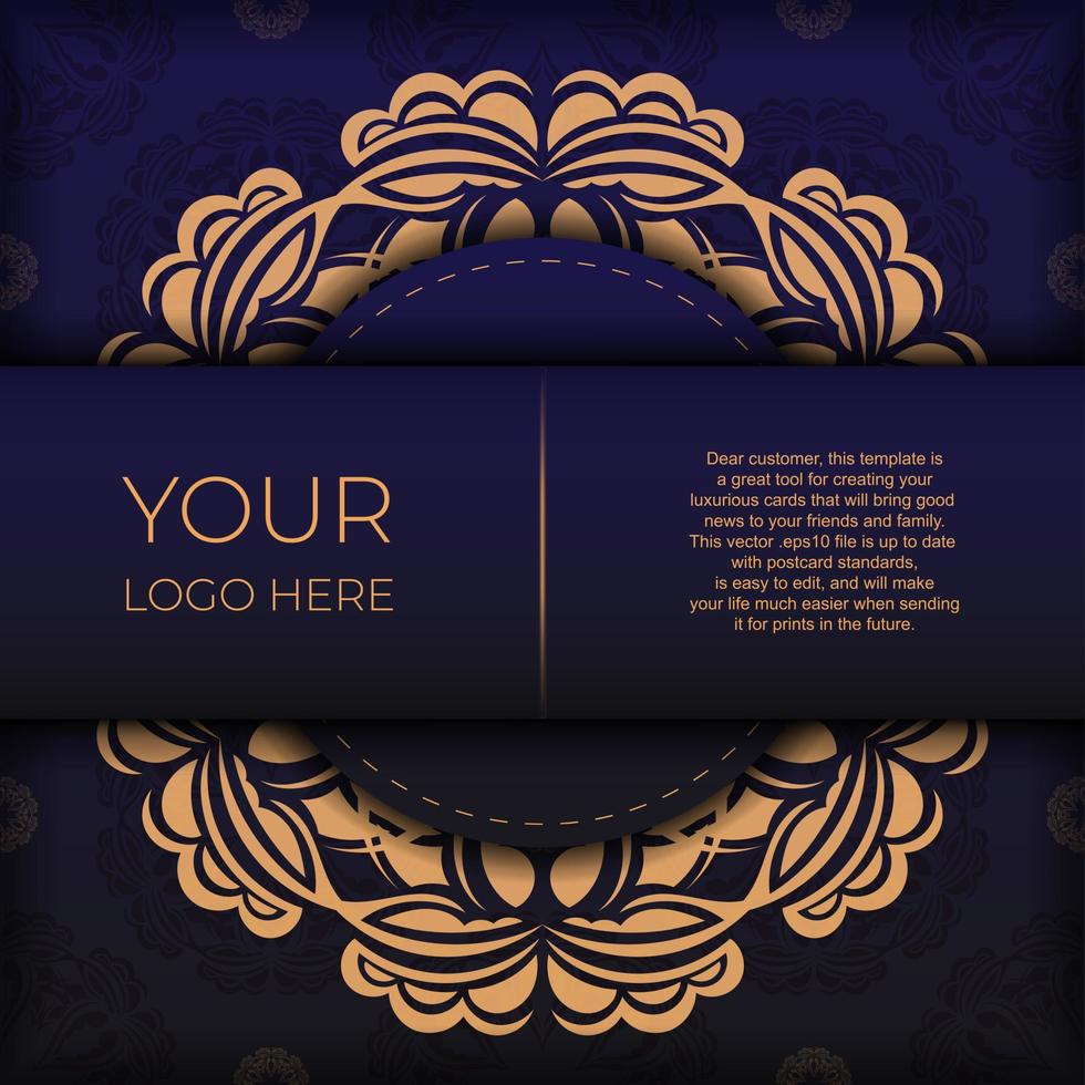 elegant Purper ansichtkaart ontwerp met luxueus Grieks ornamenten. vector uitnodiging kaart met wijnoogst patronen.