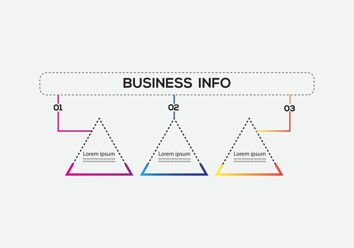 bedrijf infographic ontwerp sjabloon vector, kan worden gebruikt voor stappen, opties, bedrijf werkwijze, werkstroom, diagram, flowchart concept, tijdlijn, afzet pictogrammen, info grafiek, infographic elementen vector