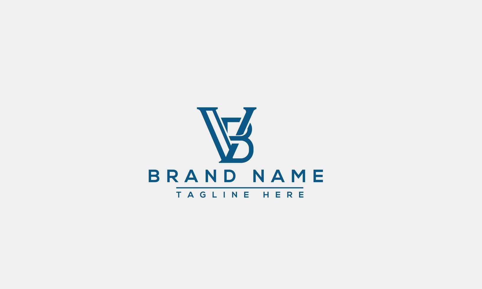 vb logo ontwerp sjabloon vector grafisch branding element.