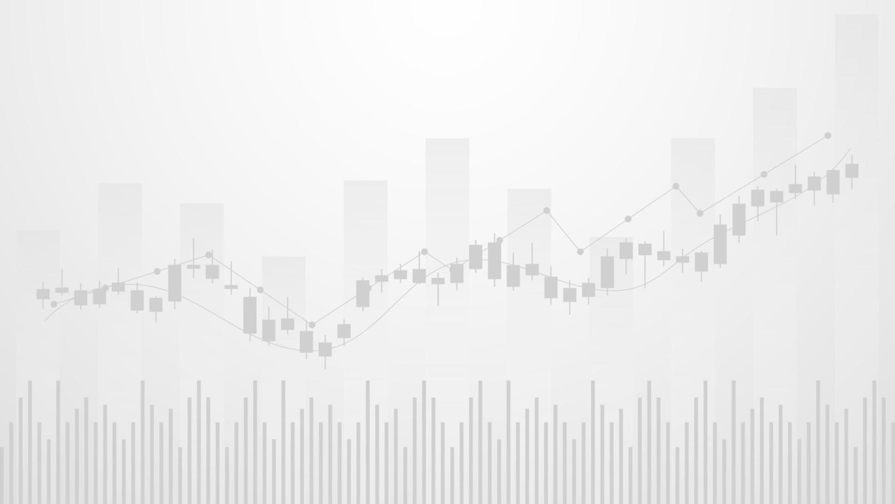 financieel bedrijf statistieken met bar diagram en kandelaar tabel tonen voorraad markt prijs en effectief verdienen Aan wit achtergrond vector