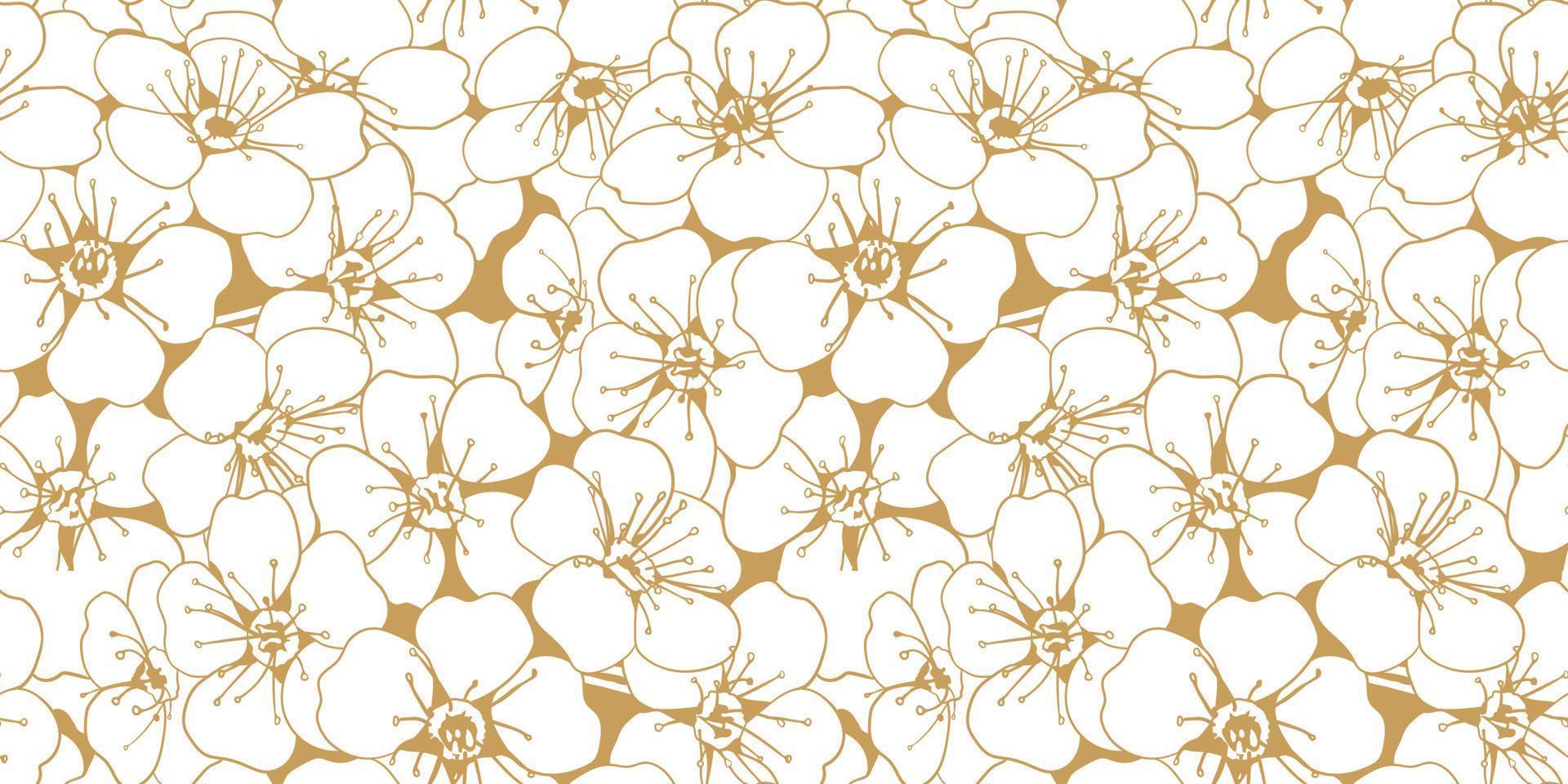 bloemen naadloos patroon ontwerp voor kleding stof of behang afdrukken. bloem vector textiel decoratie. natuur achtergrond.