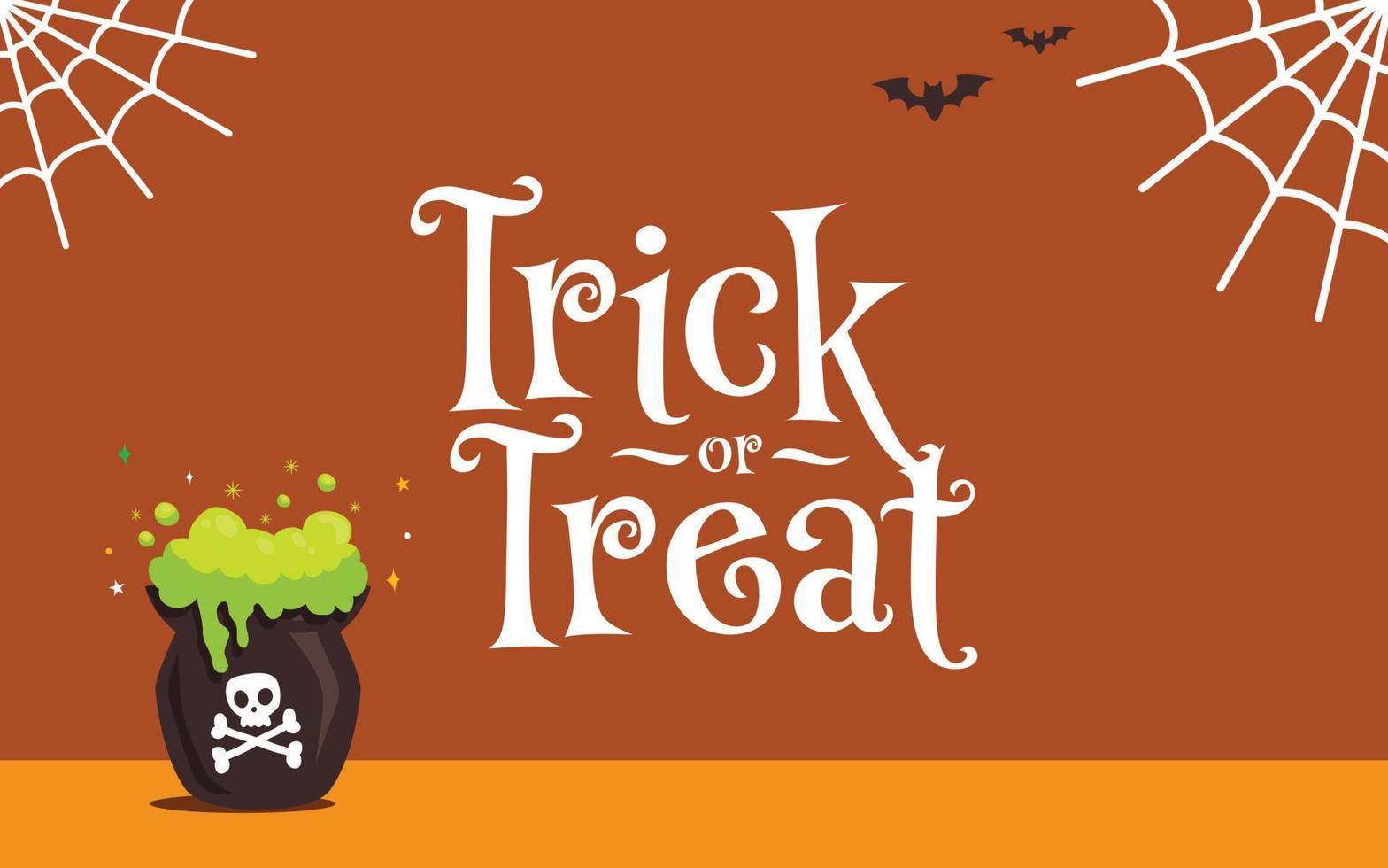 gelukkig halloween vector belettering achtergrond met spinnen web en vleermuizen vector illustratie