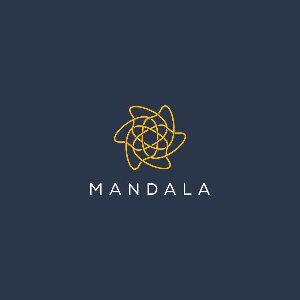 mandala concept ontwerp. gemakkelijk vector mandala 4