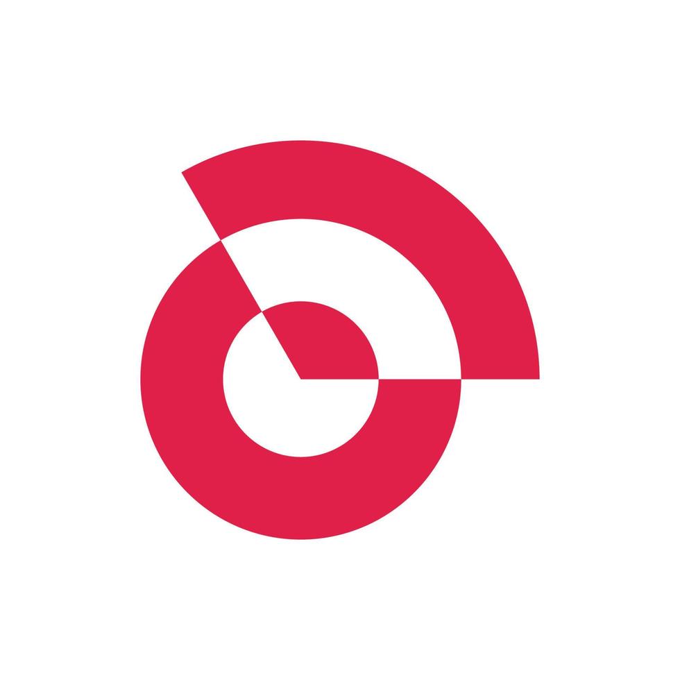 signaal zender abstract logo ontwerp vector
