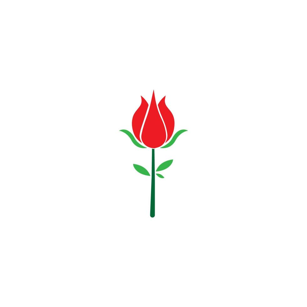 schoonheid roos bloem vector icoon ontwerp sjabloon