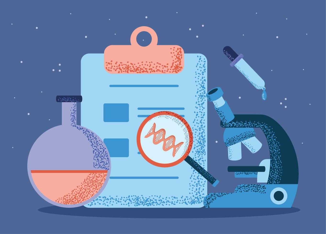 dna experiment en analyseren vector