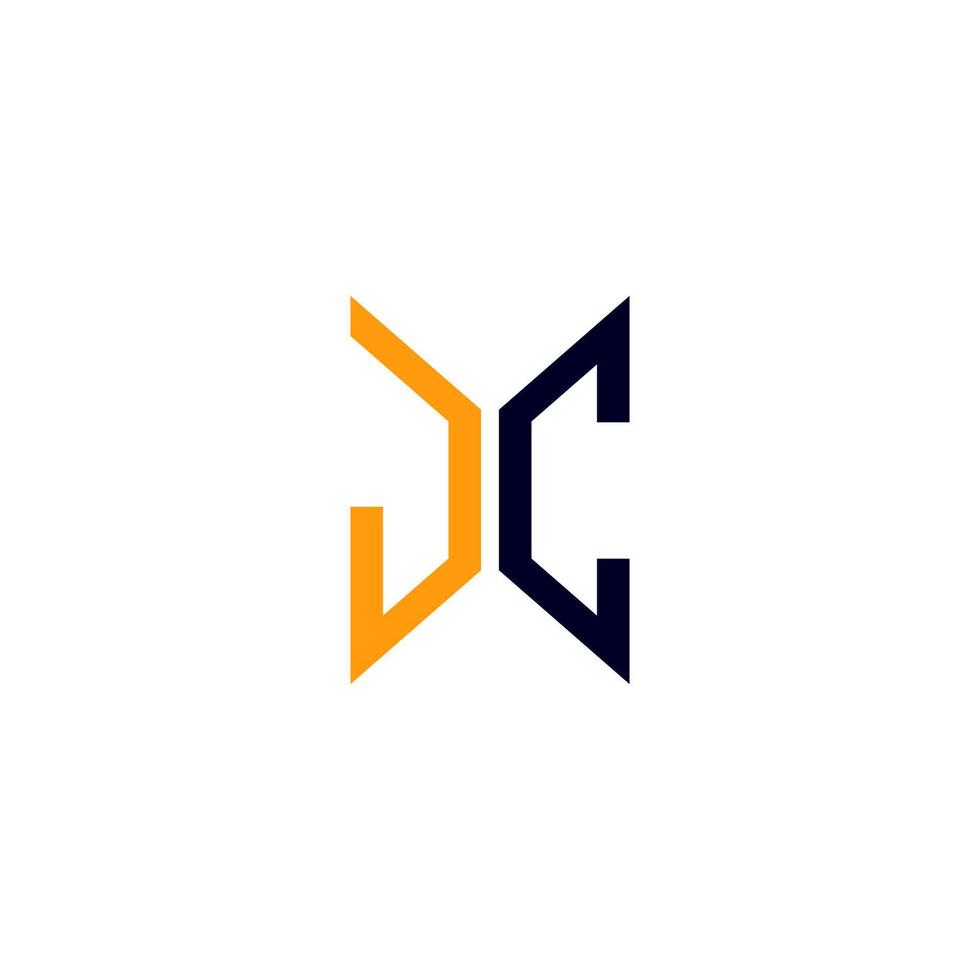 jc brief logo creatief ontwerp met vector grafisch, jc gemakkelijk en modern logo.