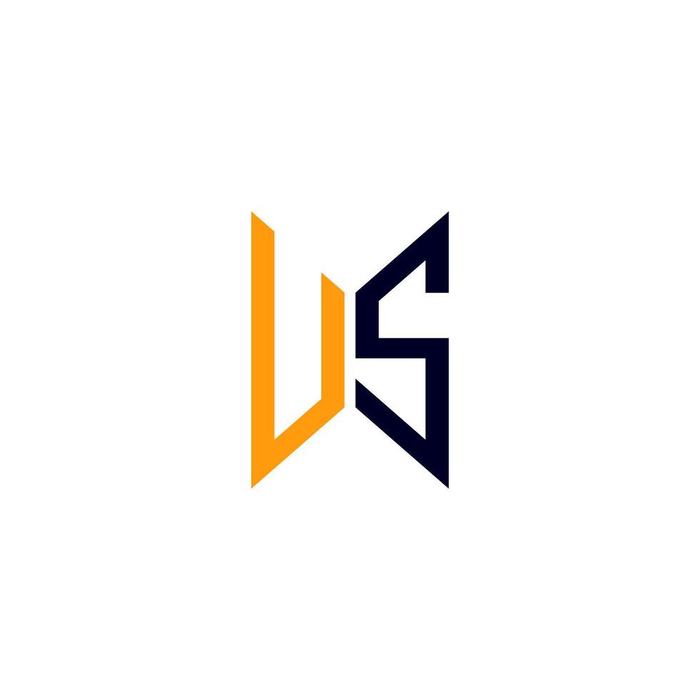 ons brief logo creatief ontwerp met vectorafbeelding, ons eenvoudig en modern logo. vector
