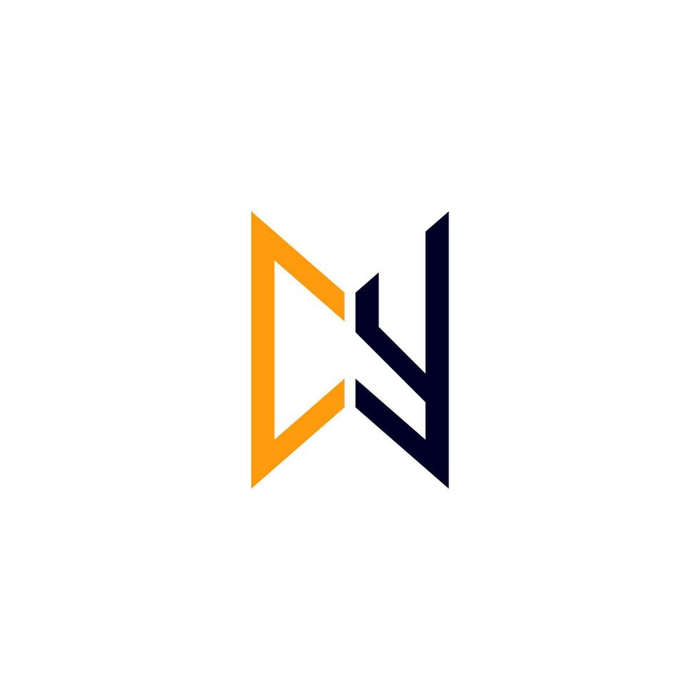 cy brief logo creatief ontwerp met vector grafisch, cy gemakkelijk en modern logo.