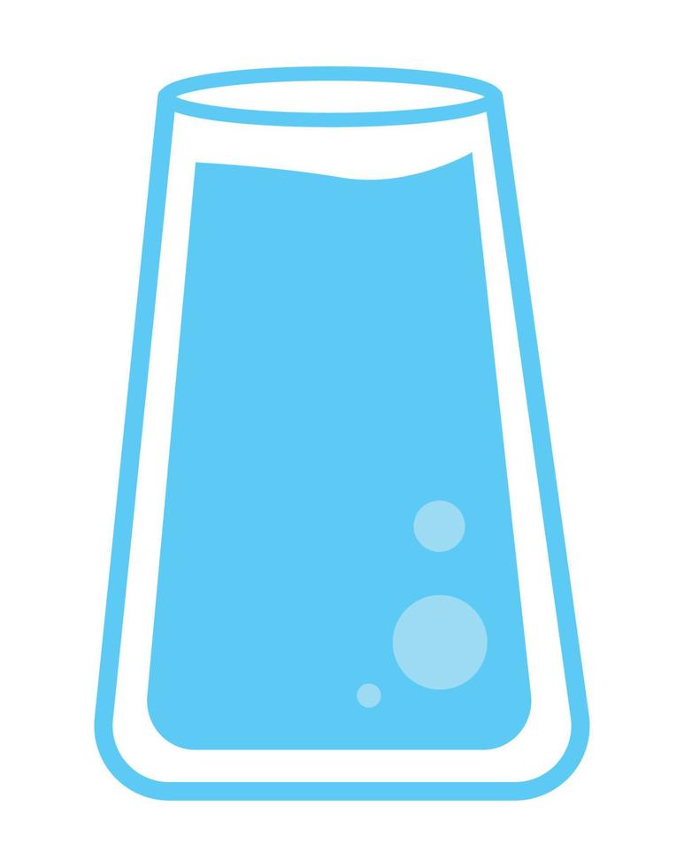 glas van water icoon vector
