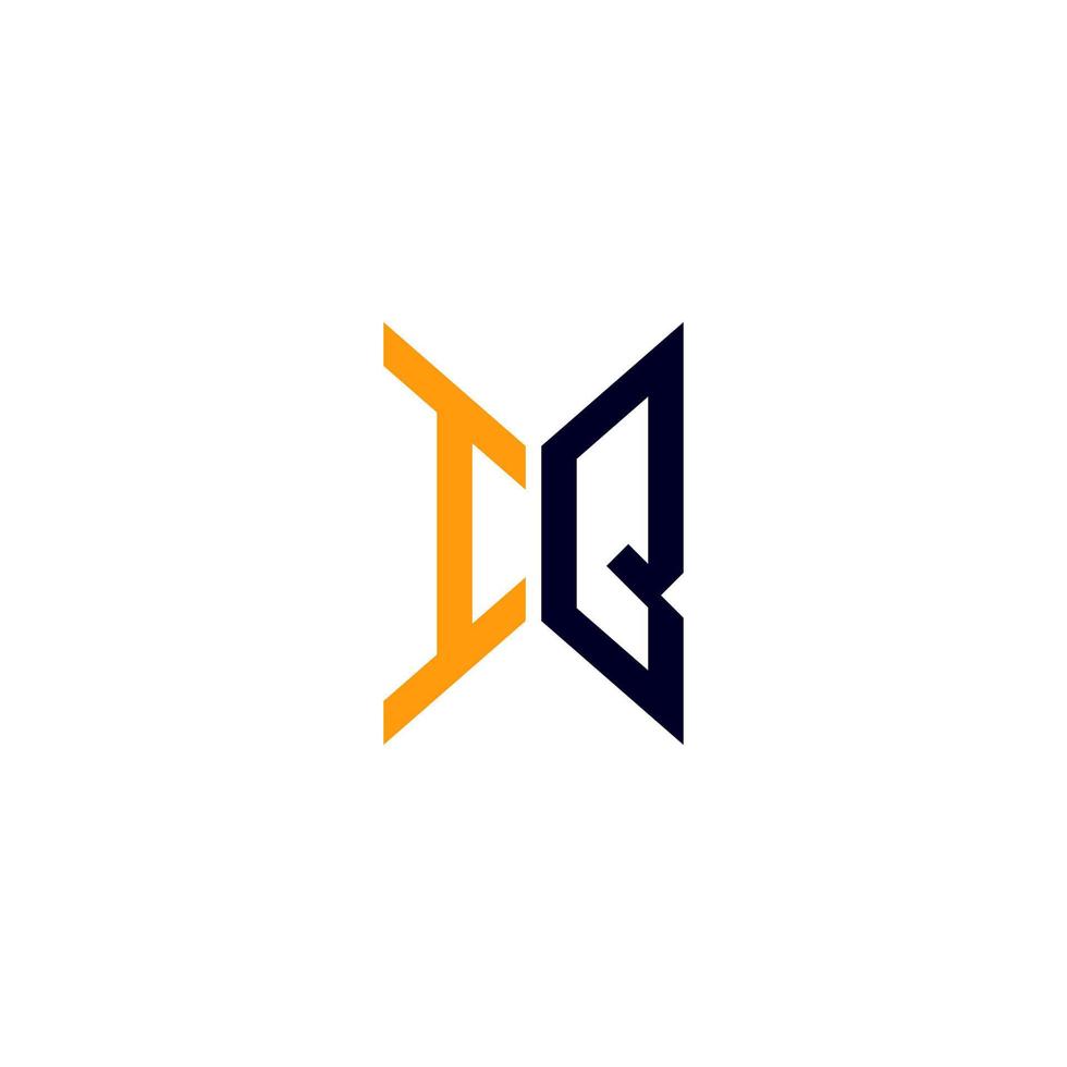 iq brief logo creatief ontwerp met vector grafisch, iq gemakkelijk en modern logo.