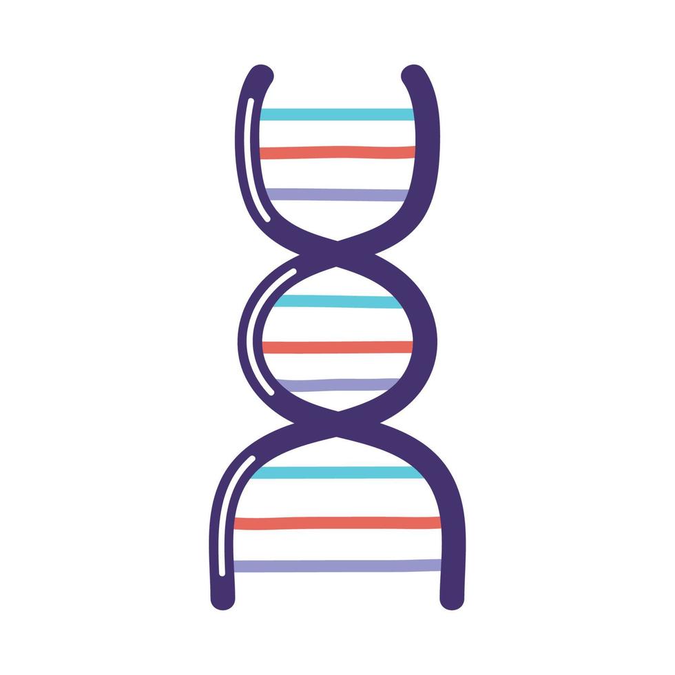 dna molecuul deeltje vector