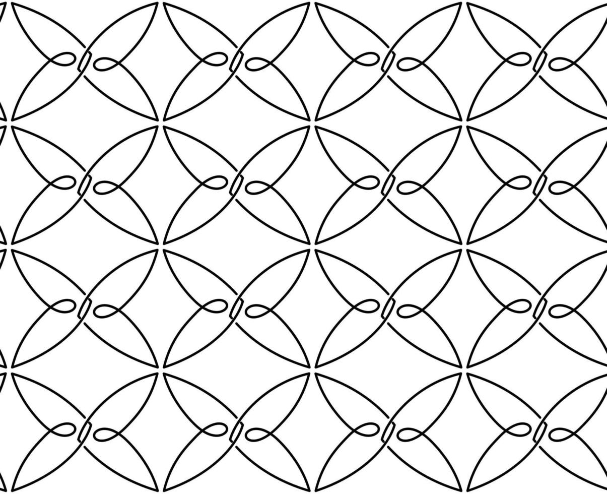 voorraad naadloos vector meetkundig patroon van dun zwart lijnen geïsoleerd Aan wit achtergrond.naadloos lineair structuur in de het formulier van gestileerde minimalistisch vlinders.