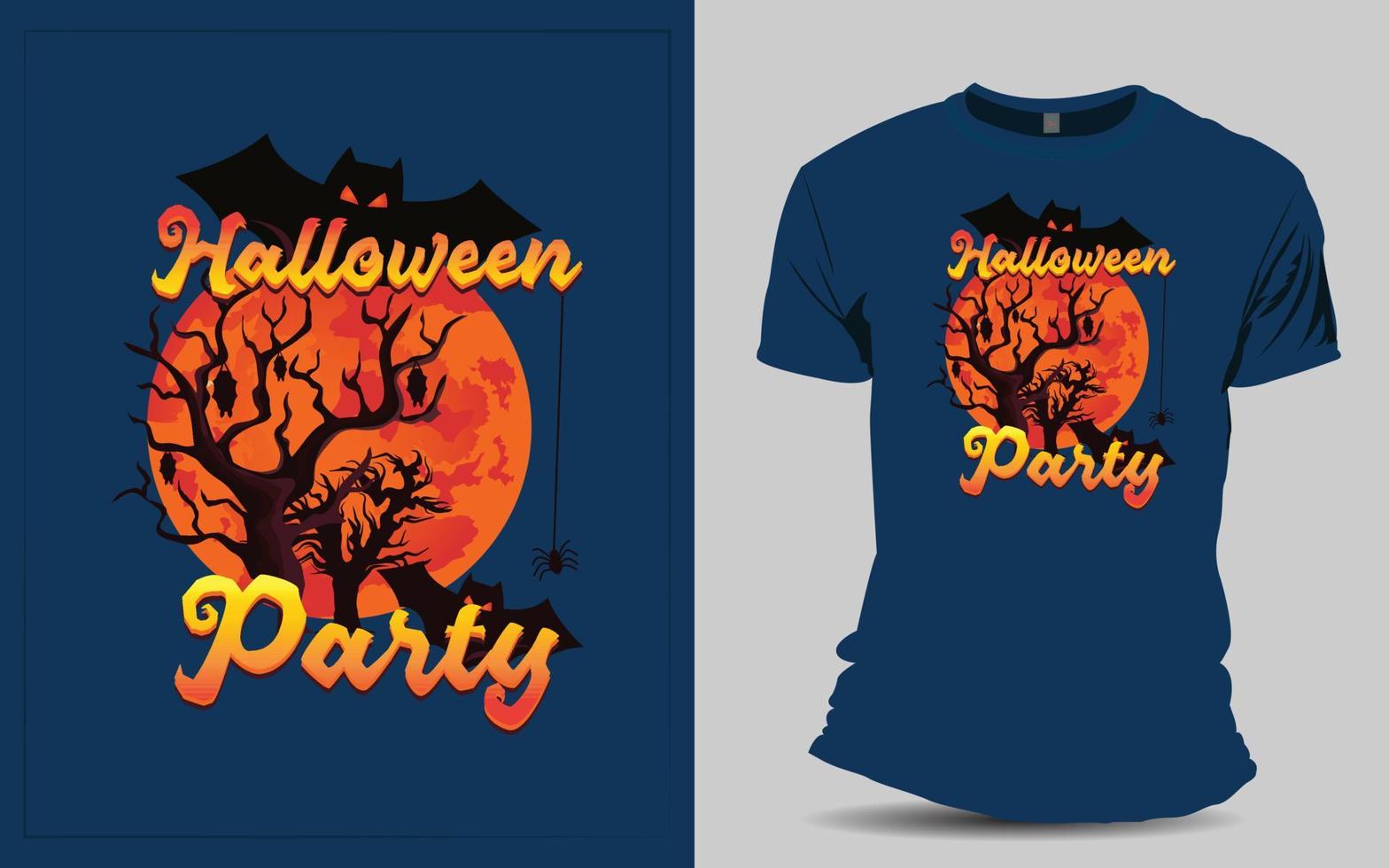 eng halloween t-shirt ontwerp vector