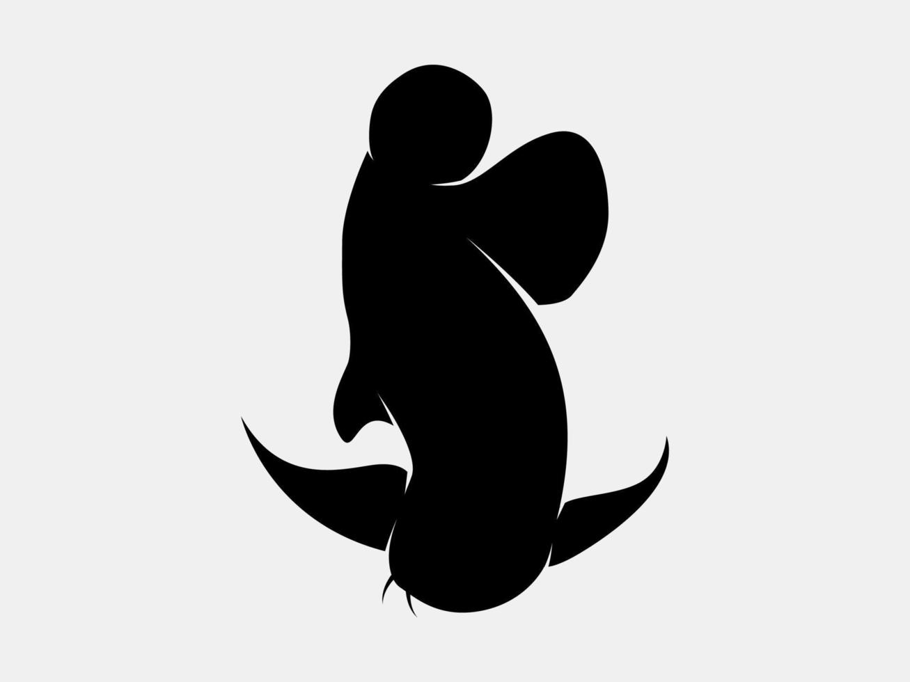 arowana vector silhouet