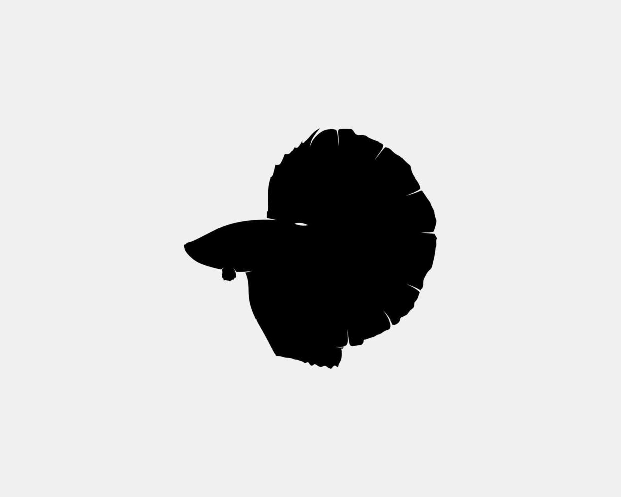 betta vector silhouet