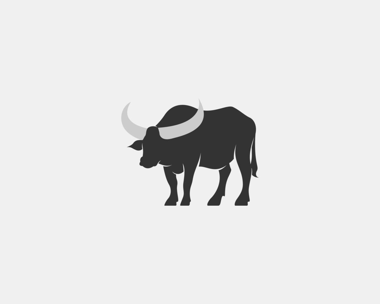 buffel vector silhouet