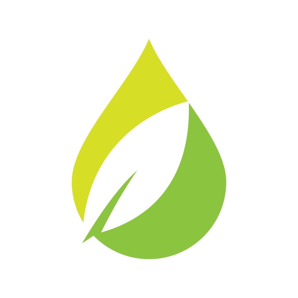 groen blad logo ecologie natuur element vector icoon