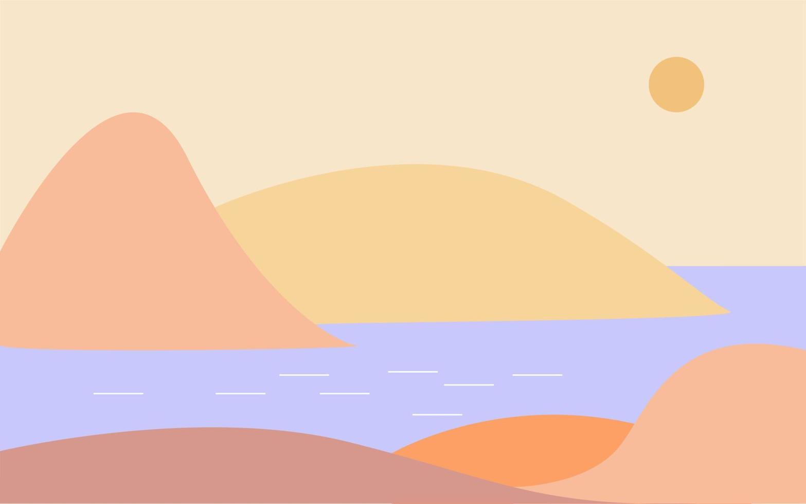 strand illustratie vector strand illustratie achtergrond