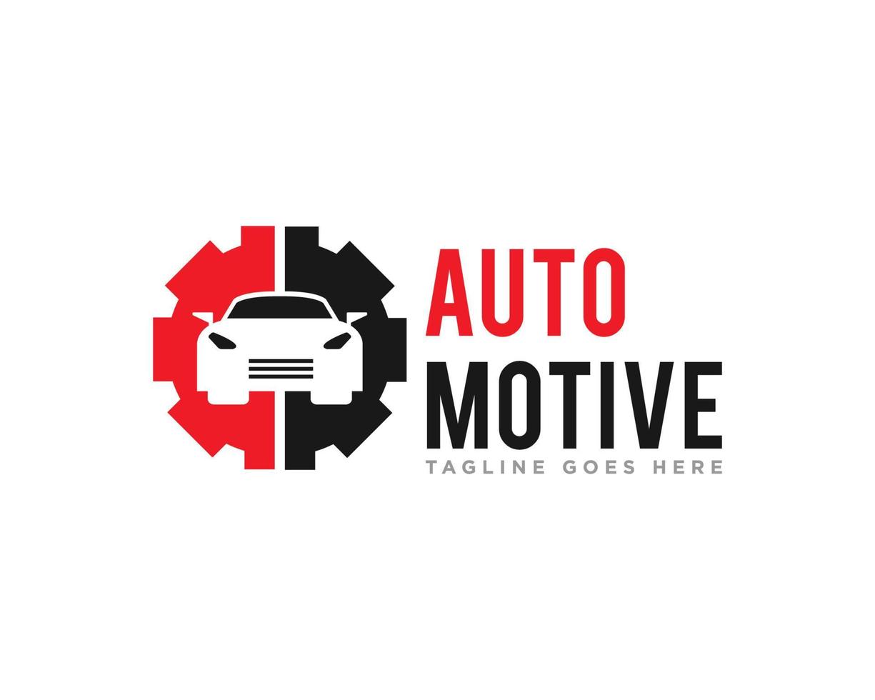 auto onderhoud logo ontwerp vector