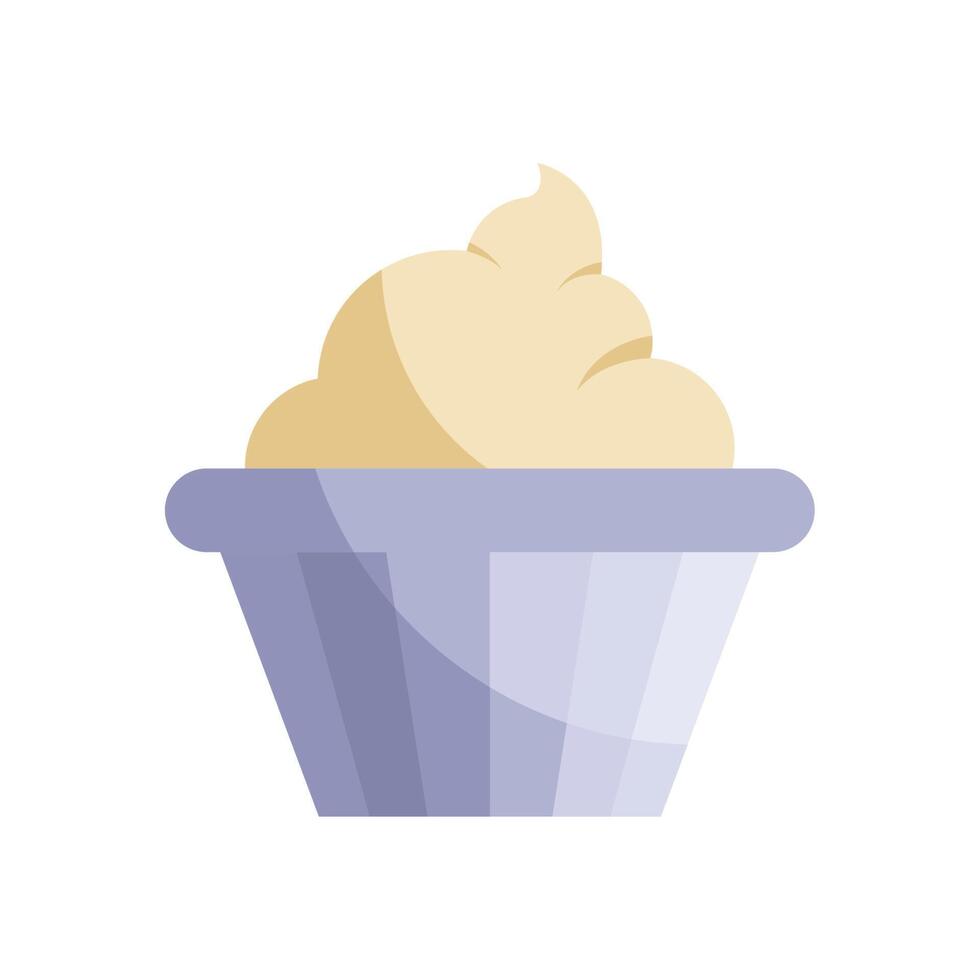 verjaardag zoete cupcake vector