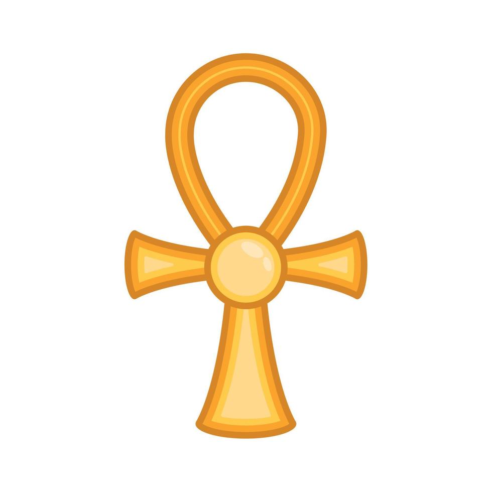gouden Egyptische kruis vector