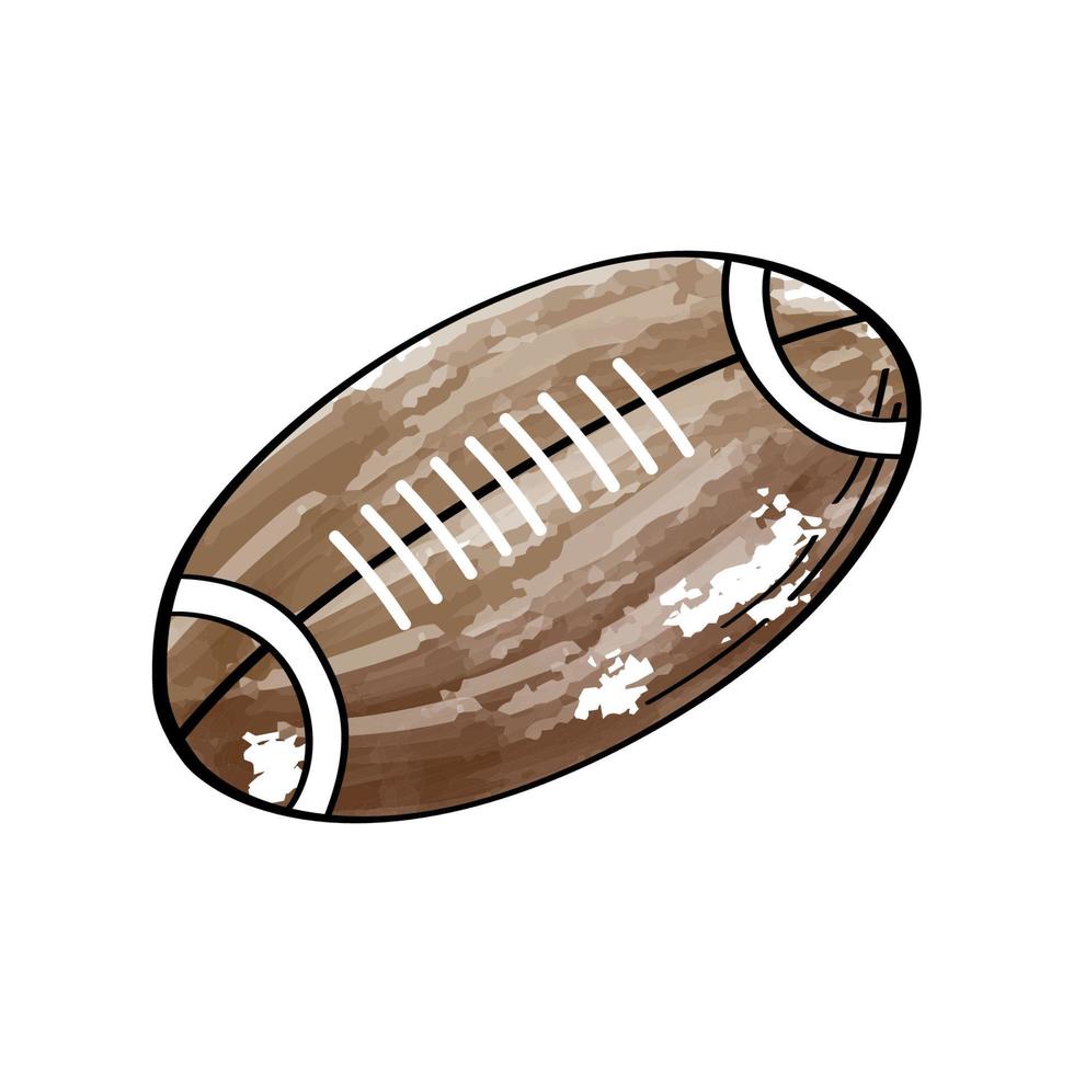 Amerikaans voetbal ballonsport vector