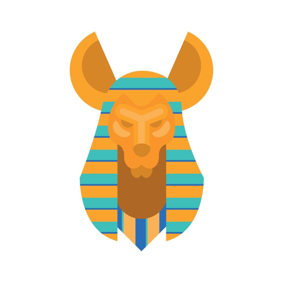 Anubis Egyptische standbeeld vector