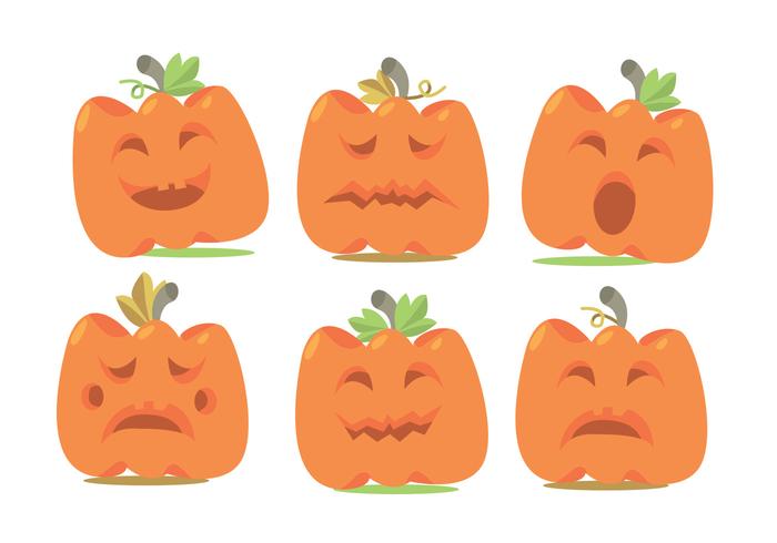 Pompoen Patch Vector Set