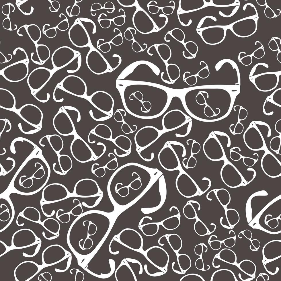 vector ontwerp naadloos patroon met bril. vormen in eindeloos patroon ontwerp. velgen naadloos patroon voor afdrukken, textiel, kleding stof, kleding, accessoires, achtergrond in een modern manier