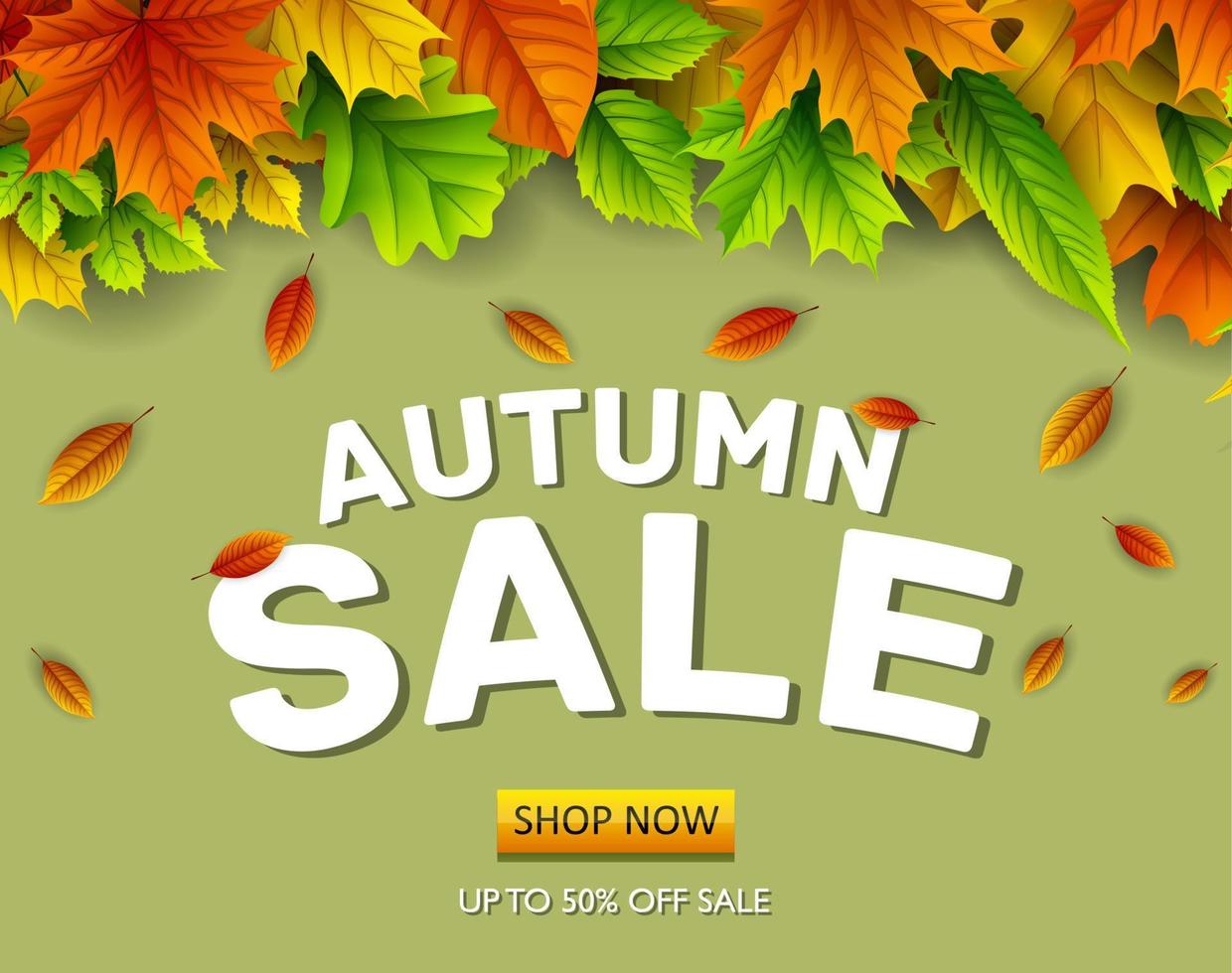 herfst uitverkoop banners vector