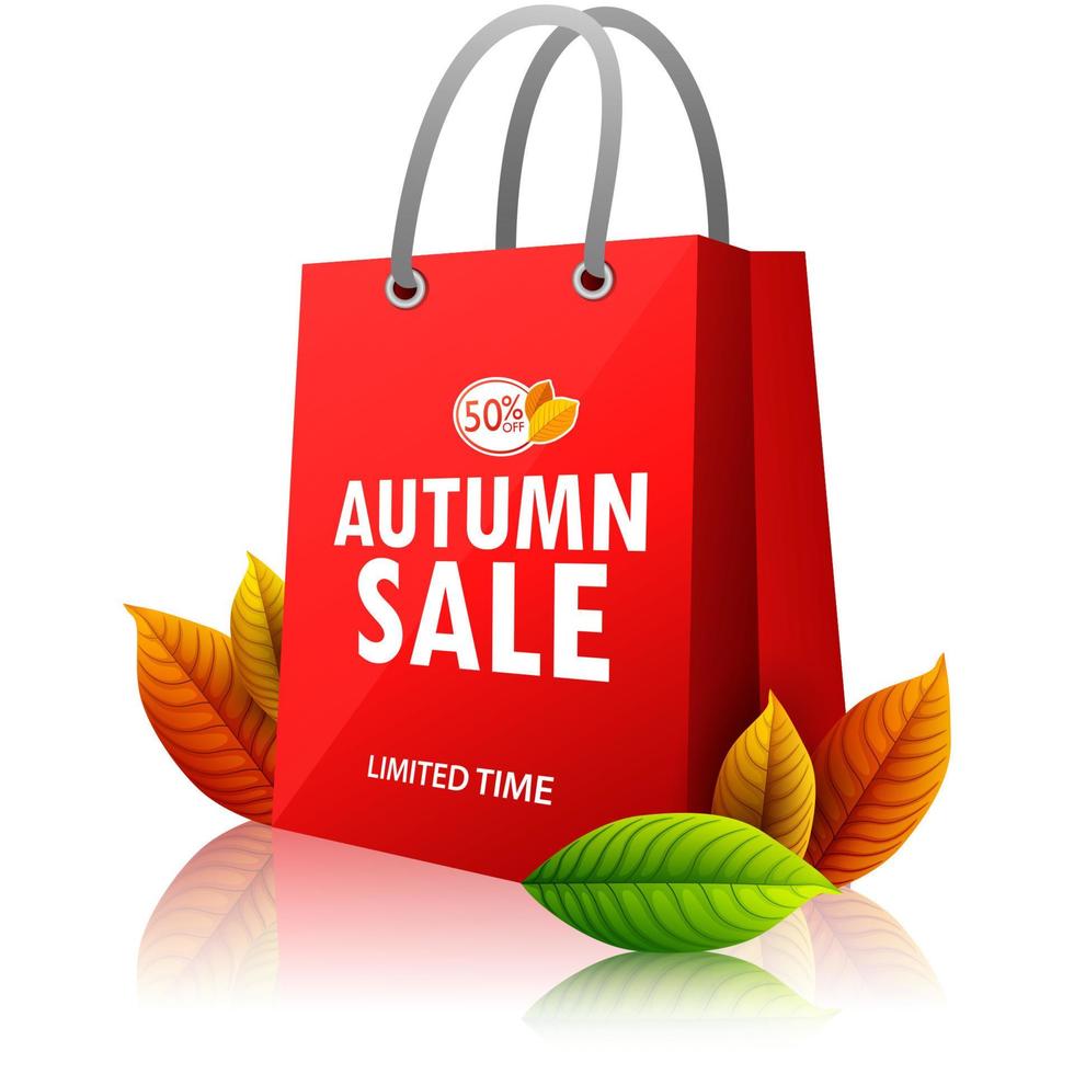 herfst uitverkoop banners vector